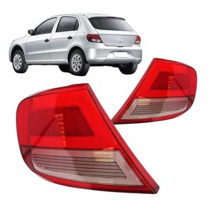 Lente Lanterna Gol G5 2009 2010 2011 2012 Bicolor Le