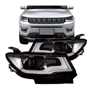 Farol Eletrico Compass Com Led 2017 A 2021  S/Ent Xenon