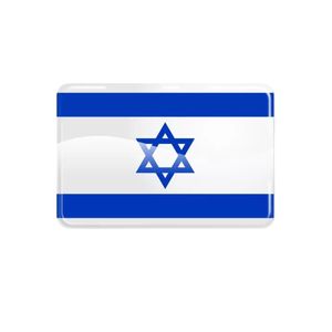 Adesivo Bandeira Israel 90mm