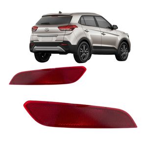 Refletor Parachoque Traseirao Creta 2017 2018 2019 2020