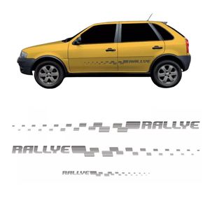 Jogo Faixa Rallye Gol G4 2006 2007 2008 Grafite
