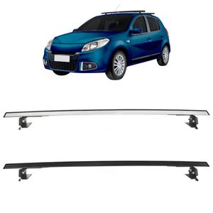 Rack Aluminio Sandero 2007 A 2012 4 Portas