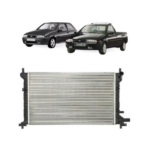 Radiador Courier 1.3 8v Fiesta 1.0 1.3 8v 1996 97 98 1999