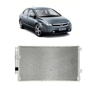 Condensador Civic 2007 2008 2009 2010 1.8 2.0 Lxl Lx Exs