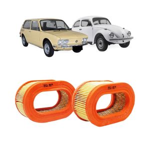 Filtro Ar Carburacao Dupla Fusca Brasilia 1982 A 1997