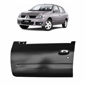 Folha Porta Clio 99/12 4 Portas Dianteiro