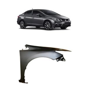 Paralama Dianteiro Civic 2012 2013 2014 2015 2016 Sem Furo