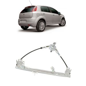 Maquina Vidro Traseira Manual Punto 2007 A 2017