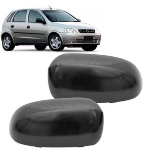Capa De Retrovisor Corsa 2002 A 2013 Montana 03 A 12 Preto