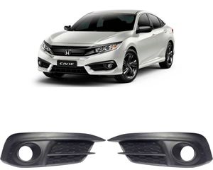 Grade Lateral Parachoque Civic 2020 A 2021 Com Furo Milha