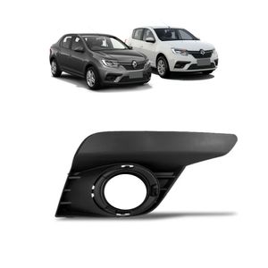 Grade Lateral Parachoque Logan E Sandero 2020 A 2023 Furo