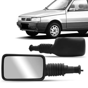 Retrovisor Uno 1984 A 1990 Mille 1991 92 A 1994 Com Controle