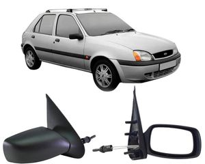 Retrovisor Fiesta 1996 97 98 99 2000 A 2002 Com Controle
