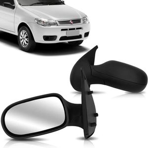 Retrovisor Palio Strada 2004 A 2007 2 Portas Fixo