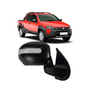 Retrovisor Strada Adventure Locker 08 09 A 13 Eletrico Pisca