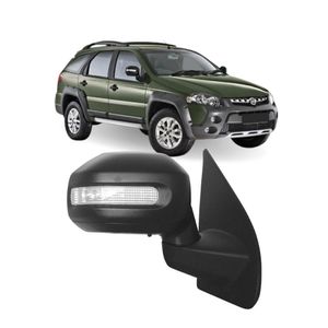 Retrovisor Palio 2011 2012 2013 Com Controle Com Pisca