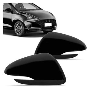 Capa De Retrovisor Hb20 2020 2021 A 2022 2023 Com Furo Pisca
