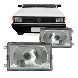 Farol Gol Saveiro 1987 88 89 1990 Compativel Lampada H4
