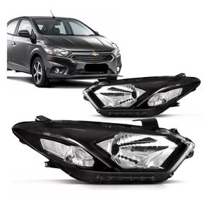 Farol Onix 2017 2018 2019 2020 Com Led Aro Cromado