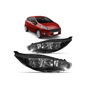 Farol Fiesta 2013 2014 2015 A 2018 New Hatch Mascara Fume