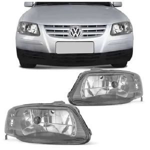 Farol Gol Parati Saveiro G4 2006 2007 2008 Mascara Cinza