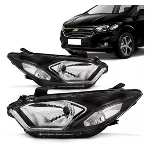 Farol Onix 2017 2018 2019 2020 Com Led Aro Cromado