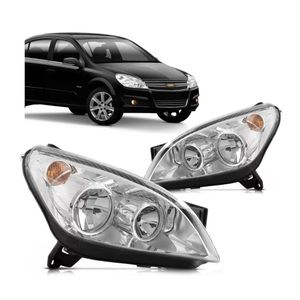 Farol Vectra 2009 2010 2011 Mascara Cromada