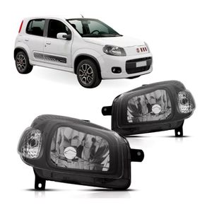 Farol Uno E Fiorino 2010 2011 2012 2013 2014 Mascara Negra