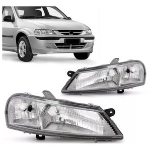 Farol Celta 2000 2001 2002 2003 2004 2005 Mascara Cromada