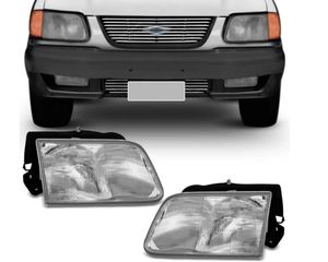 Farol S10 1995 A 2000 Policarbonato Com Suporte