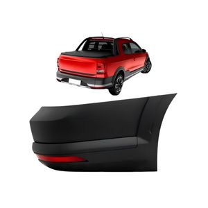 Polaina Tras Saveiro G7 C Refletor S Sensor 2016 A 2021