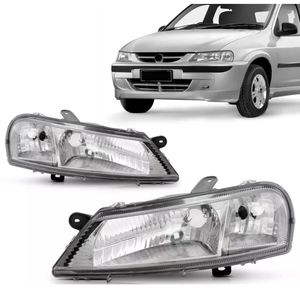 Farol Celta 2000 2001 2002 2003 2004 A 2006 Mascara Cromada