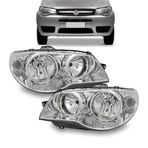 Farol Palio Siena Strada 2004 A 2007 Mascara E Aro Cromado