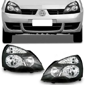 Farol Clio 2003 2004 2005 2006 A 2012 Mascara Negra