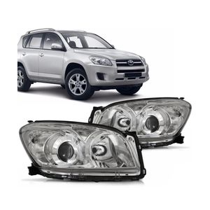 Farol Rav4 2009 2010 2011 2012 Mascara Cromada