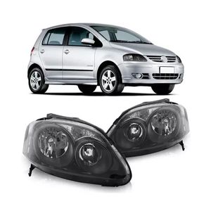 Farol Fox 2003 2004 2005 A 2009 Foco Duplo Mascara Negra