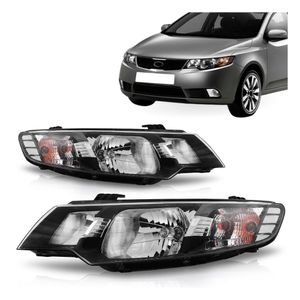Farol Cerato 2009 2010 2011 2012 Mascara Negra Eletrico