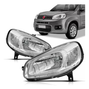 Farol Uno 2015 2016 2017 2018 Mascara Cromada