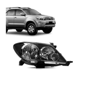 Farol Hilux Sw4 2005 2006 2007 2008 Mascara Negra
