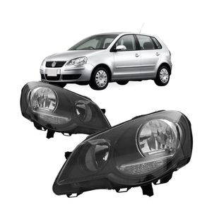 Farol Polo 2007 2008 2009 A 2012  Mascara Negra