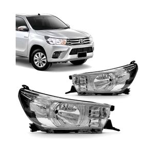 Farol Hilux 2016 2017 2018 2019 Sem Led