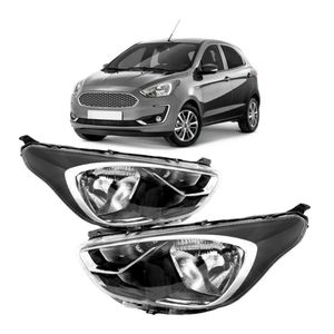 Farol Ka 2019 2020 2021 2022 Mascara Negra Cromada