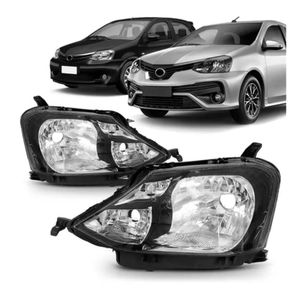 Farol Etios 2018 2019 2020 2021 2022 2023 Mascara Negra