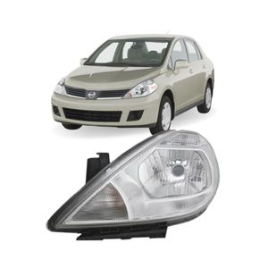 Farol Tiida 2007 2008 2009 2010 2011 2012 2013 Pisca Cristal