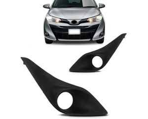 Grade Lateral Parachoque Yaris 2018 2019 2020 Com Furo Milha