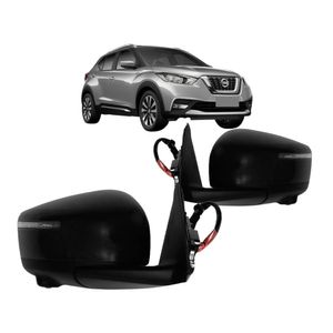 Retrovisor Kicks 2016 2017 2018 2019 Eletrico Com Pisca