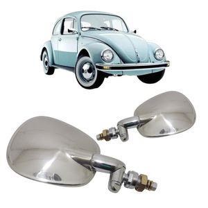 Retrovisor Fusca  1959 60 61 62 A 1996 Inox Modelo Original