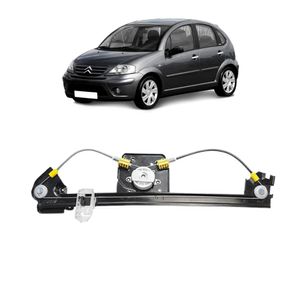 Maquina De Vidro Dianteira Eletrica C3 2003 2004 A 2008