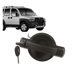 Macaneta Externa Dianteira Doblo 2002 2003 A 2016 Com Chave