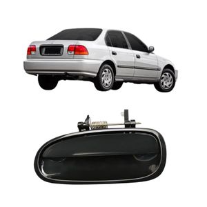 Macaneta Externa Traseira Civic 1996 97 98 99 2000